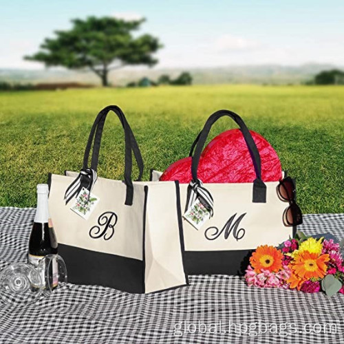 Tote Bags high quality cotton canvas tote bag Supplier
